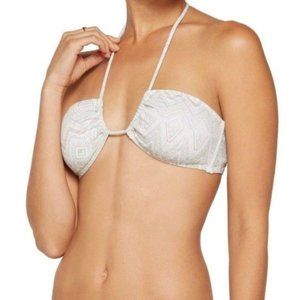 Eberjey Surf Spray Cora Bandeau Iceberg Bikini Top